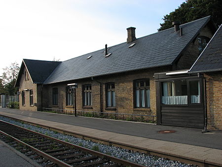 Denmark Aarslev railroad station