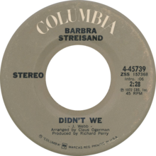 Didn't We by Barbra Streisand US single side A.png
