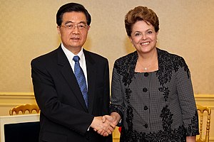 Dilma Rousseff and Hu Jintao (6308608777).jpg