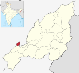 Distretto di Dimapur – Mappa