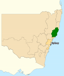 Division of Lyne Australian federal electoral division