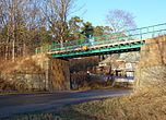 Den gamla järnvägsbron.