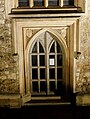 Doorway to the tower of the Church of St Mary in Putney. [31]