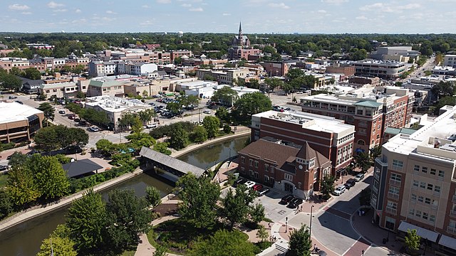 Image: Downtown Naperville Aerial