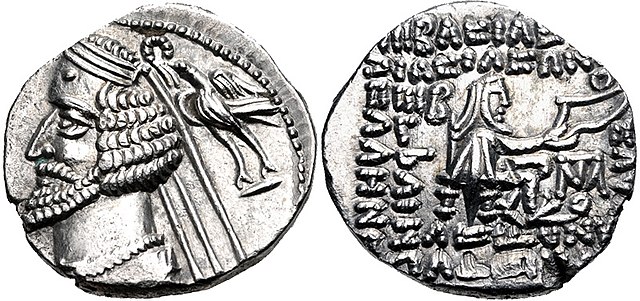 Coin of Phraates IV, Mithradatkert mint