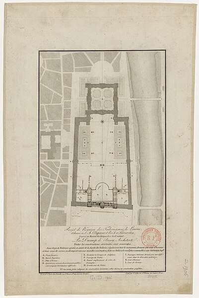 File:Ducamp de Bussy, Projet de réunion des Tuileries au Louvre, 1809 - Gallica.jpg