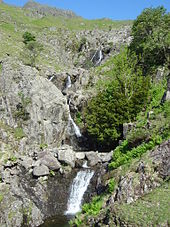 A waterfall in Stickle Ghyll DungeonGhyll.jpg