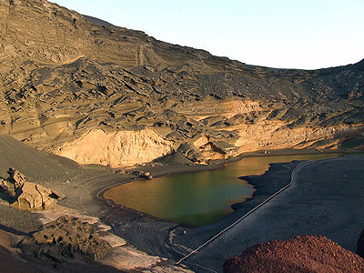 "El Golfo", at Lanzarote, Canary Islands, Spain