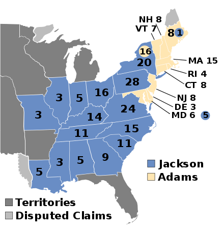 1828 presidential election results