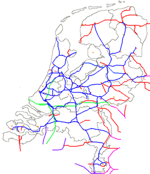 List Of Railway Lines In The Netherlands