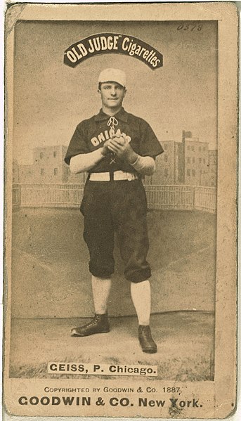 File:Emil Geiss, Chicago White Stockings, baseball card portrait LCCN2007686462.jpg