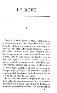 Émile Zola, Le Rêve, 1888    