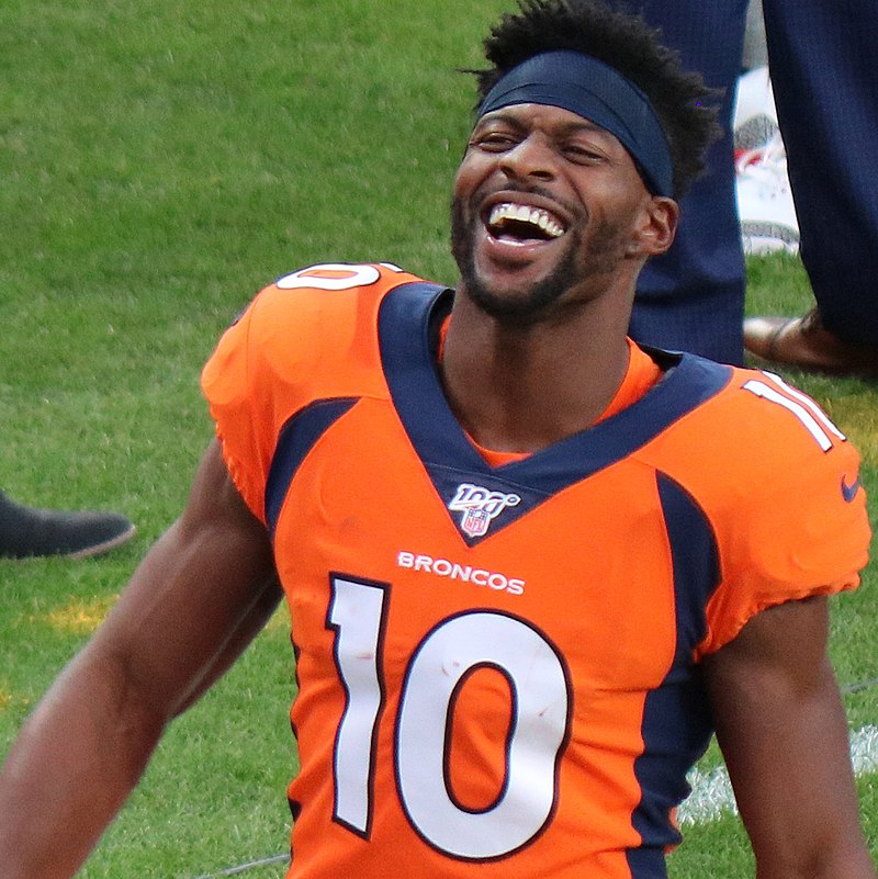 Emmanuel Sanders Denver Broncos Nike Player Name Number