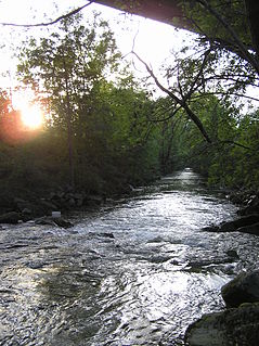 Ergolz river in Switzerland