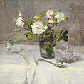 Eva Gonzalès: Rosen in einem Glas, um 1880–1882