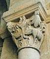Kirche von Perres-les-Forges(Burgund), Kapitell mit Elefanten