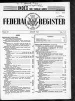 Thumbnail for File:Federal Register 1960-01- Vol 25 Index (IA sim federal-register-find 1960-01 25 index).pdf