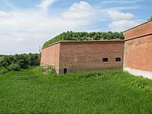 A sallyport in the flank of a bastion at Domitz Fortress in Mecklenburg-Vorpommern, Germany Festung Domitz Bastion Held.JPG