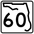 State Road 60 marker 