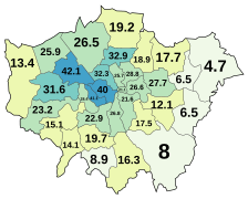 Foreign born in London in 1991.svg