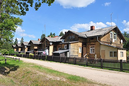 Former Līgatne paper workers' village