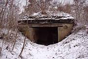 Polski: Fort III Łuczyce - hangar na amunicję