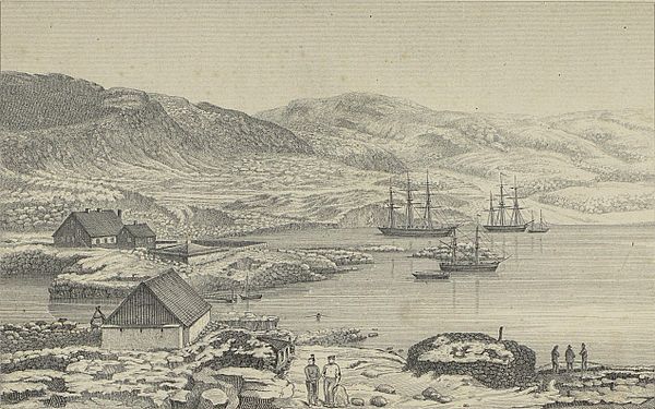 Qaqortoq (Julianehaab) in 1860.