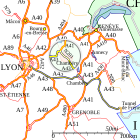 Carte de la route.