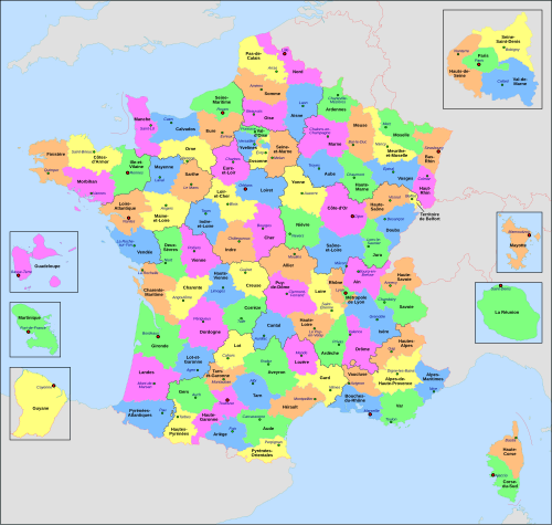 mapa de franca com os departamentos Departamentos Da Franca Wikipedia A Enciclopedia Livre mapa de franca com os departamentos