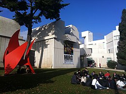 Fundació Joan Miro outdoors view.JPG