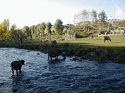 Řeka Getik ve vesnici Ttujur