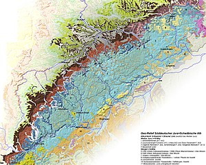 Schwäbische Alb: Bezeichnung, Geographie, Geologie