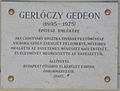 Gerlóczy Gedeon Bartók Béla út 36-38.