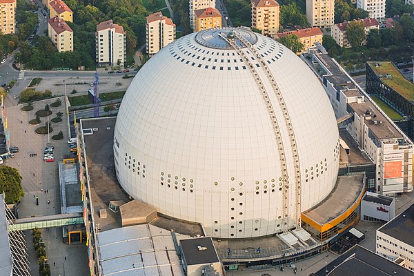 Globe Arena, Stockholm - host venue of the 2016 contest