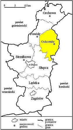 Розташування Гміна Островіте