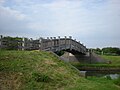 Wooden bridge across the canal at Northolt