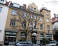 Gundelindenstraße 3; Mietshaus, Neurenaissance, um 1900. This is a picture of the Bavarian Baudenkmal (cultural heritage monument) with the ID D-1-62-000-2327 (Wikidata)