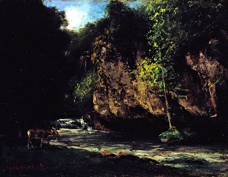 File:Gustave Courbet (1819-1877) - The Stream - ABDAG003054 - Aberdeen Art Gallery.jpg