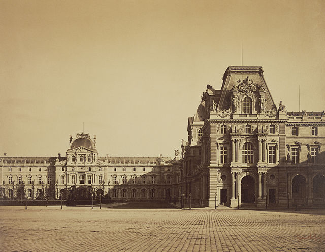 Bảo tàng Louvre năm 1859.