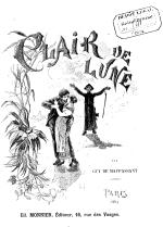 Миниатюра для Файл:Guy de Maupassant - Clair de lune.djvu