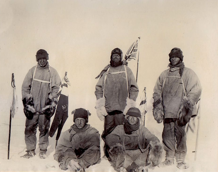 File:H. R. Bowers, Terra Nova expedition at the South Pole, 1912.png