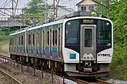 一般形（HB-E210系）を使用する仙石東北ラインの快速列車