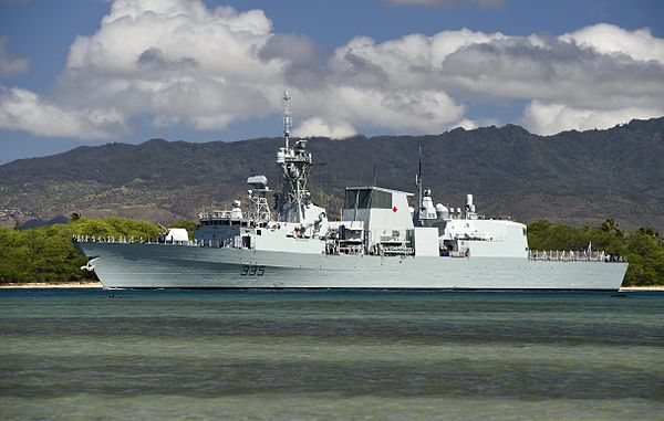 HMCS Calgary in July 2014