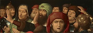 A Jeering Crowd: fragment of a Mocking of Christ