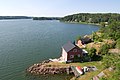 View from the bridge between Sund and Finström