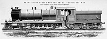 1’D-Lokomotive der Bengal Nagpur Railway (BNR), die als Vorbild für die Variante B der BESA-Baureihe HG diente.