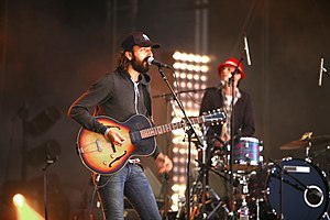 David-Ivar Herman Düne and Neman Herman Düne(Herman Düne) at Route du Rock, August 2007