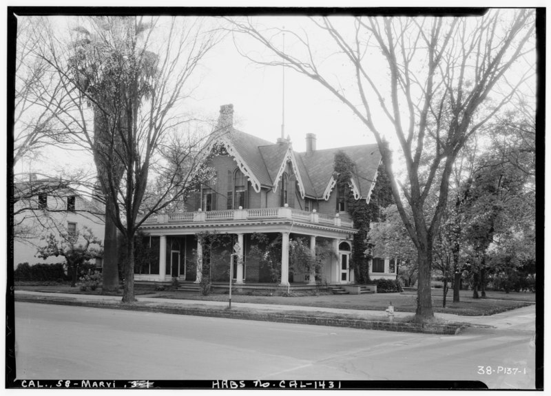 File:Historic American Buildings Survey Roger Sturtevant, Photographer Mar. 29, 1934 GENERAL VIEW - C Street (House), Marysville, Yuba County, CA HABS CAL,58-MARVI,4-1.tif