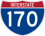 Interstate 170 marker