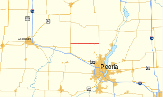Illinois Route 90 highway in Peoria County, Illinois
